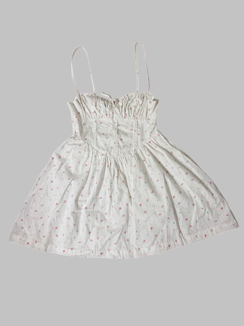 Altar'd State White Cotton Mini Dress